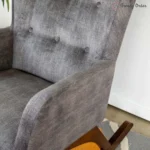 High-Back Wingback Rocking Chair