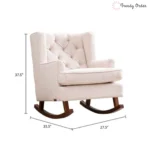 Serenity Wingback Rocking Chair