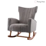 Trendy Order Plush Channel-Back Rocking Chair