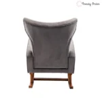 Trendy Order Plush Channel-Back Rocking Chair