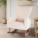 Trendy Order Plush Channel-Back Rocking Chair