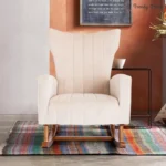 Trendy Order Plush Channel-Back Rocking Chair