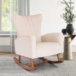 Trendy Order Plush Channel-Back Rocking Chair