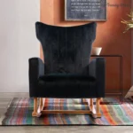 Trendy Order Plush Channel-Back Rocking Chair