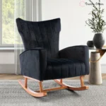 Trendy Order Plush Channel-Back Rocking Chair