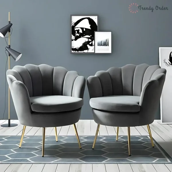Petal Barrel Lounge Chair Set