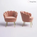 Petal Barrel Lounge Chair Set