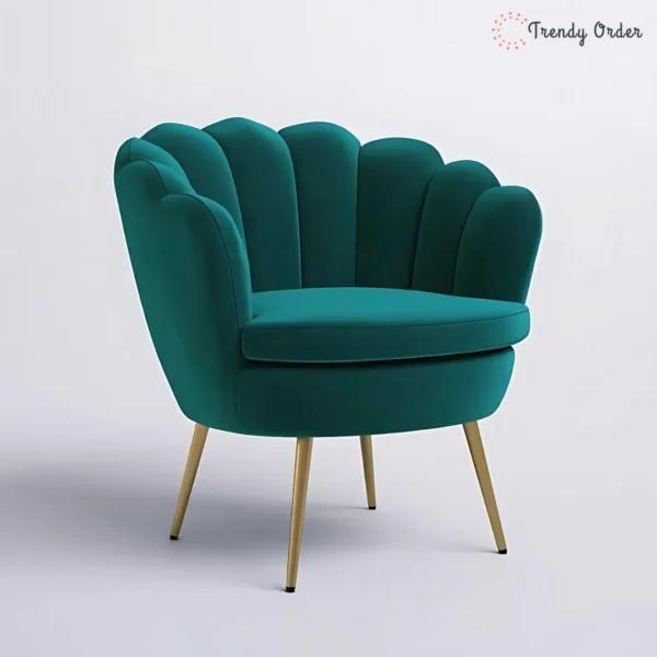Petal Barrel Lounge Chair Modern Accent Chair Petal Barrel Lounge Chair Modern Accent Chair
