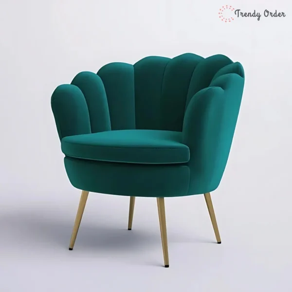 Petal Barrel Lounge Chair Modern Accent Chair Petal Barrel Lounge Chair Modern Accent Chair