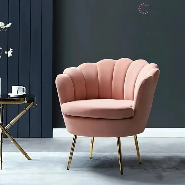 Petal Barrel Lounge Chair Modern Accent Chair Petal Barrel Lounge Chair Modern Accent Chair
