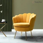 Petal Barrel Lounge Chair Modern Accent Chair