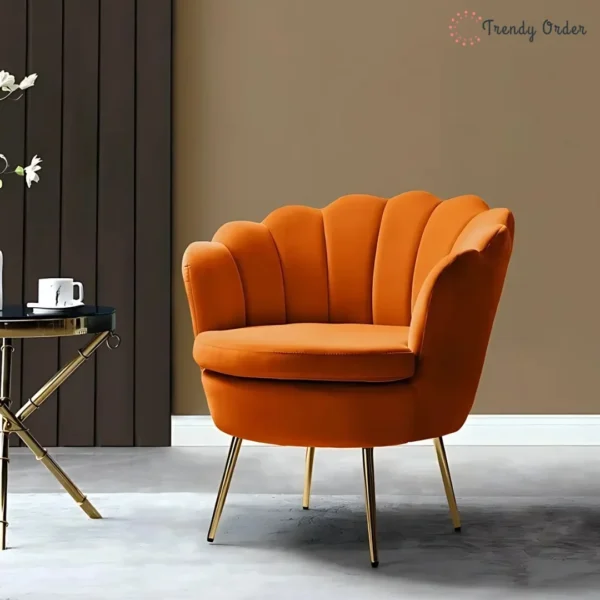 Petal Barrel Lounge Chair Modern Accent Chair Petal Barrel Lounge Chair Modern Accent Chair
