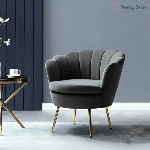 Petal Barrel Lounge Chair Modern Accent Chair Petal Barrel Lounge Chair Modern Accent Chair