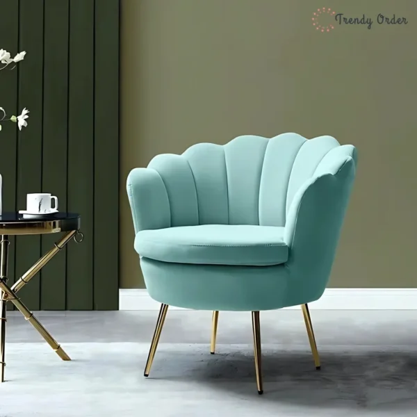 Petal Barrel Lounge Chair Modern Accent Chair Petal Barrel Lounge Chair Modern Accent Chair