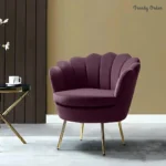 Petal Barrel Lounge Chair Modern Accent Chair