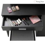 Dasher Vanity Set with Illuminated Mirror and Ample Storage