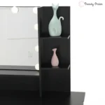 Dasher Vanity Set with Illuminated Mirror and Ample Storage