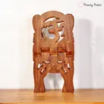 Wooden Folding Book Stand Handcrafted OM Design