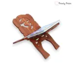 Wooden Folding Book Stand Handcrafted OM Design