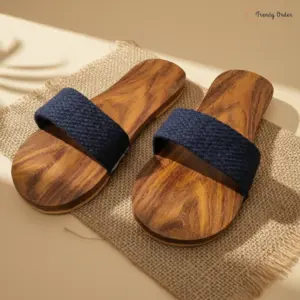 Wooden Khadau Flip-Flop