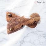 Handcrafted Wooden Khadau Fish Design