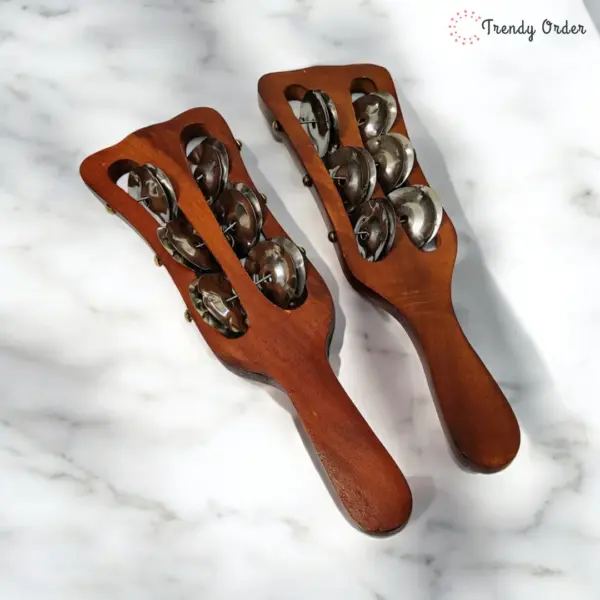 Wooden Khartal Manjira for Bhajan