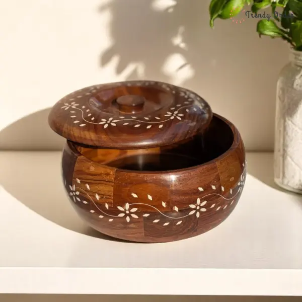 Wood Chapati Box