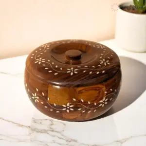 Wood Chapati Box