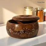 Wood Chapati Box