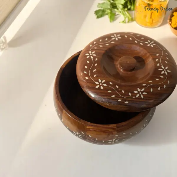 Wood Chapati Box