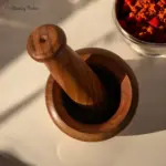 Carved Wooden Okhli