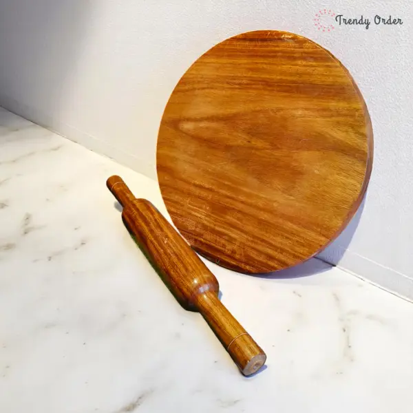 Wooden Chakla Belan Set