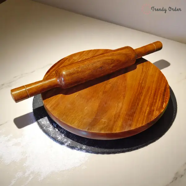 Wooden Chakla Belan Set