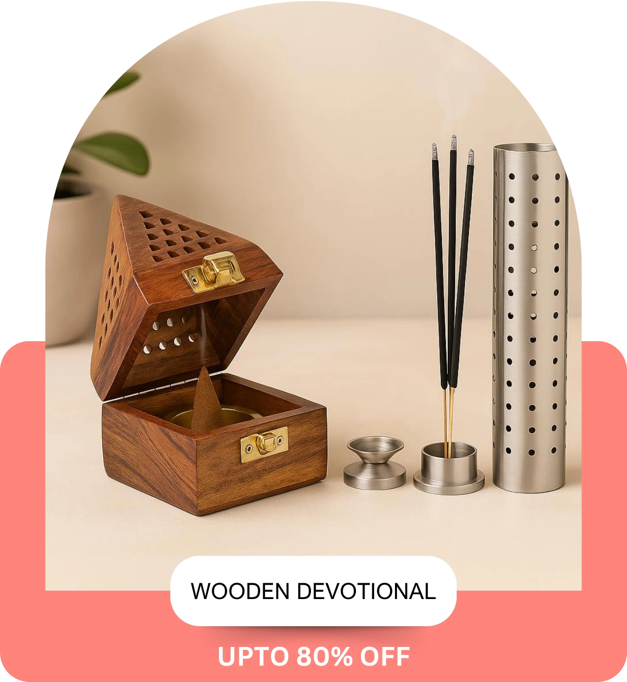 Wooden Devotional pooja items