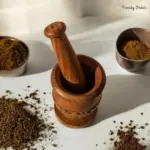 Carved Wooden Okhli