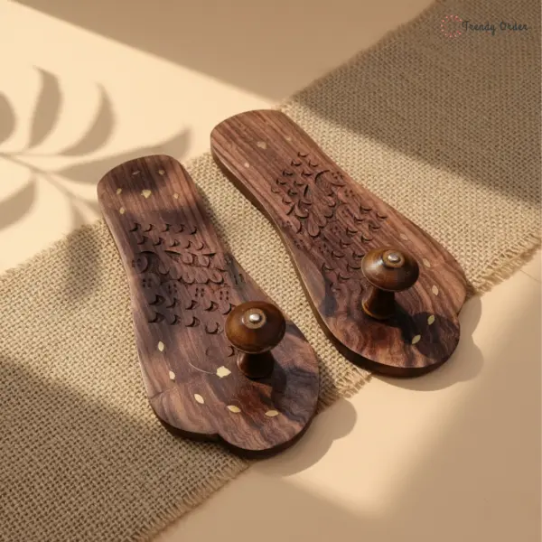 Fish Carved Wooden Khadau