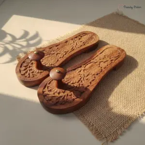 Hand Carved Wooden Khadau