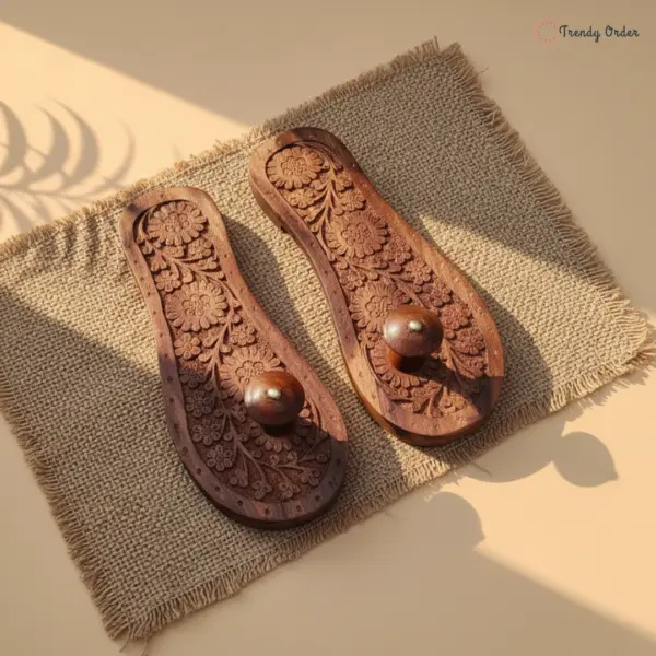 Hand Carved Wooden Khadau