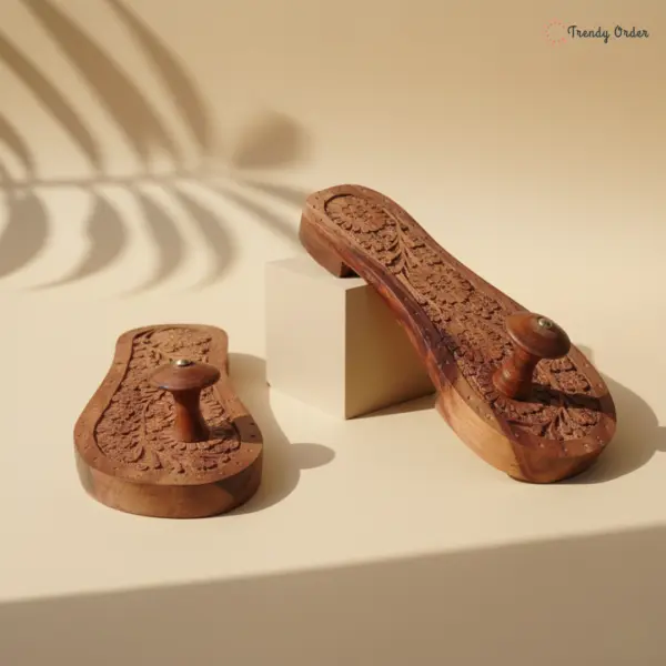 Hand Carved Wooden Khadau
