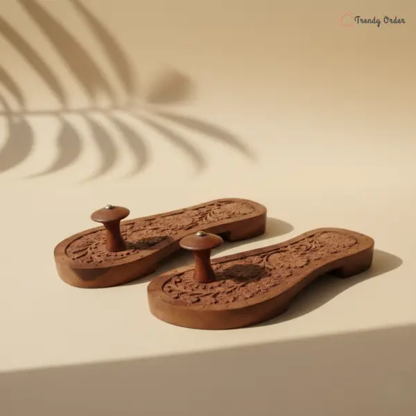 Hand Carved Wooden Khadau