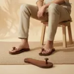 Heeled Traditional Wooden Khadau