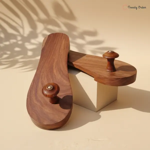 Heeled Traditional Wooden Khadau