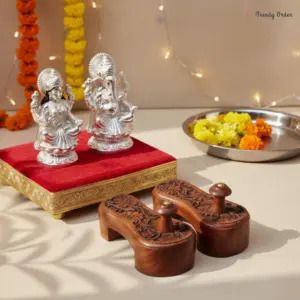 Floral Carved Wooden Khadau