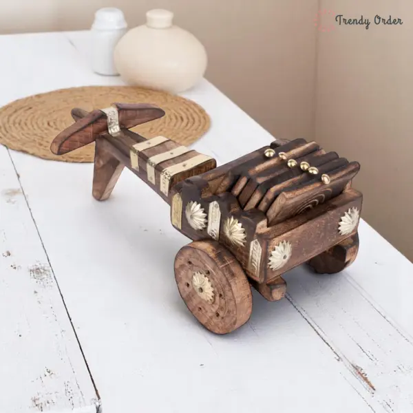 Bullock Cart Wooden Coaster