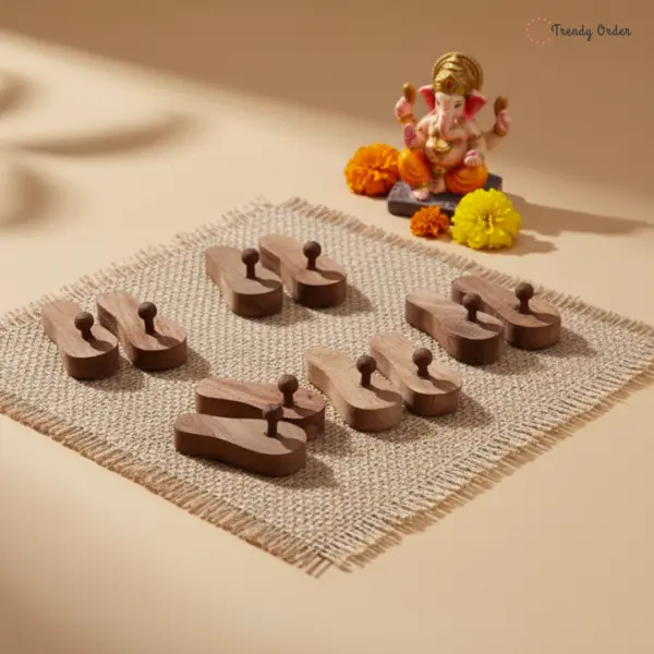 1 Inch Wooden Pooja Khadau
