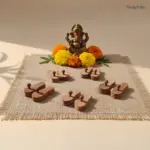 1 Inch Wooden Pooja Khadau