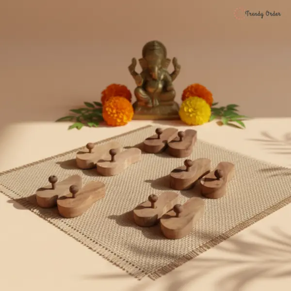 1 Inch Wooden Pooja Khadau