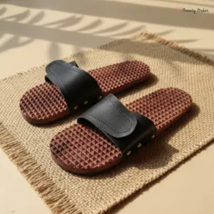 Wooden Acupressure Massager Slipper