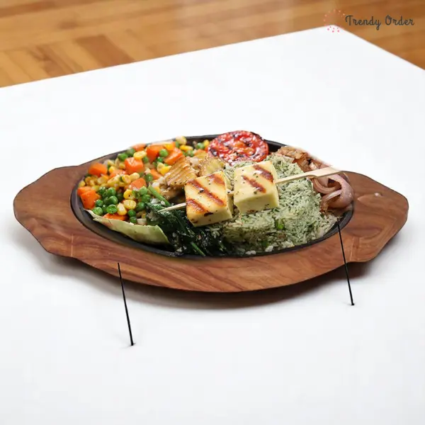 Oval Cast Iron Sizzler Plate