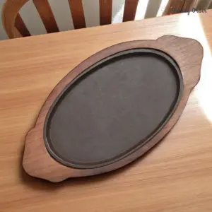 Oval Cast Iron Sizzler Plate